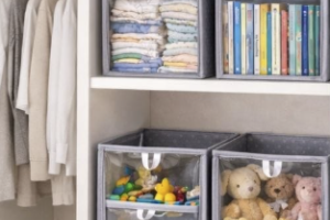 4 adet puantiyeli dolap kutu raf organizer önü şeffaf 30x30x30